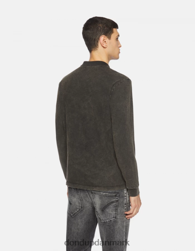 regular fit jersey poloshirt Mænd 0XD0D0803 sort DONDUP beklædning