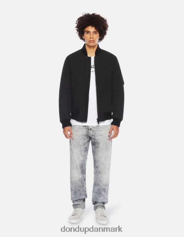 slim fit jersey t-shirt Mænd 0XD0D0818 hvid DONDUP beklædning