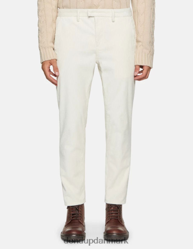 pablo regular fit fløjlsbukser Mænd 0XD0D0726 alabastro DONDUP beklædning
