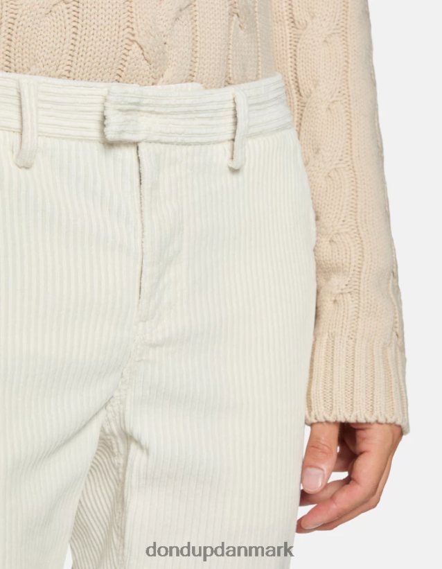 pablo regular fit fløjlsbukser Mænd 0XD0D0726 alabastro DONDUP beklædning