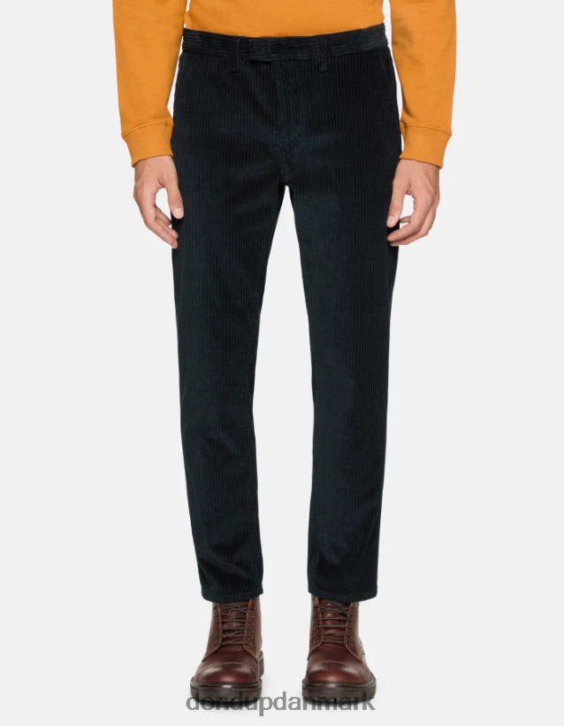 pablo regular fit fløjlsbukser Mænd 0XD0D0727 Marine blå DONDUP beklædning