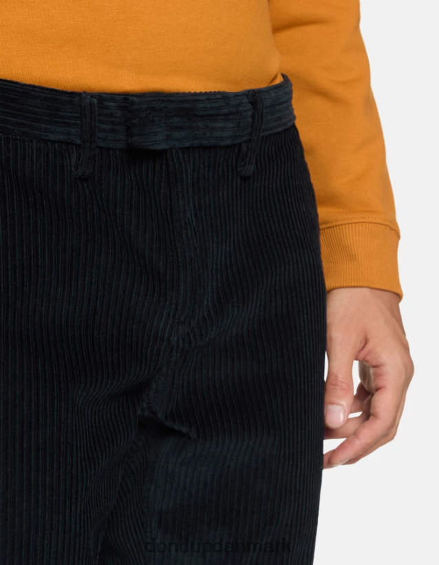 pablo regular fit fløjlsbukser Mænd 0XD0D0727 Marine blå DONDUP beklædning