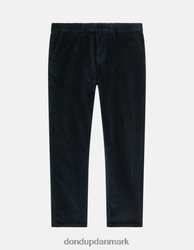 pablo regular fit fløjlsbukser Mænd 0XD0D0727 Marine blå DONDUP beklædning