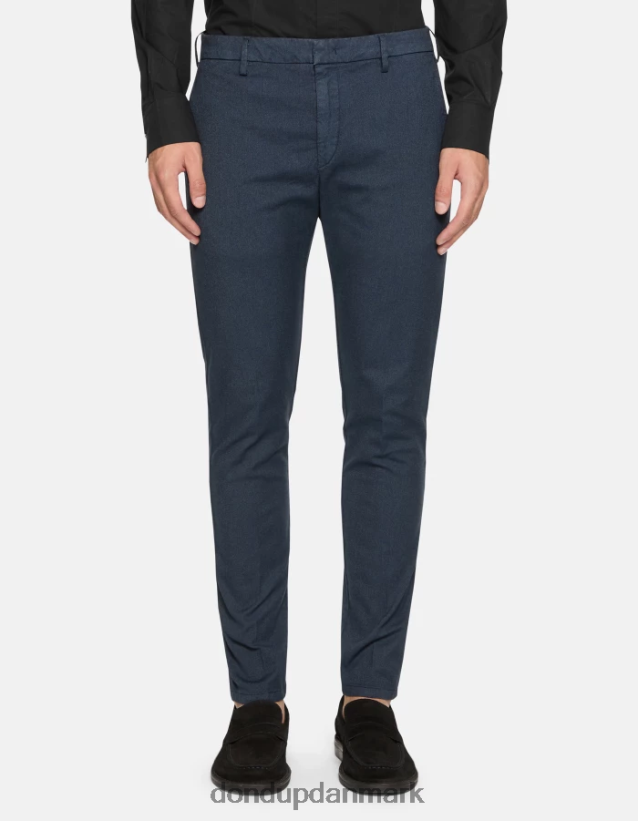 ral bomuldsbukser med normal pasform Mænd 0XD0D0696 Marine blå DONDUP beklædning