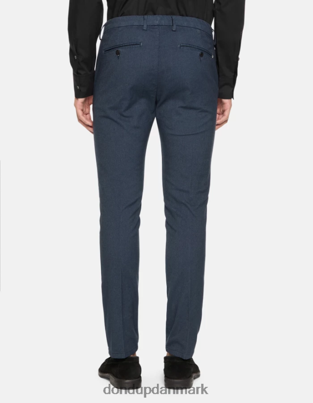 ral bomuldsbukser med normal pasform Mænd 0XD0D0696 Marine blå DONDUP beklædning