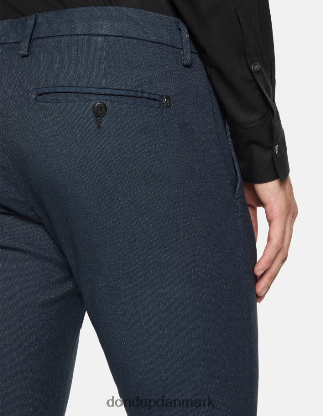 ral bomuldsbukser med normal pasform Mænd 0XD0D0696 Marine blå DONDUP beklædning