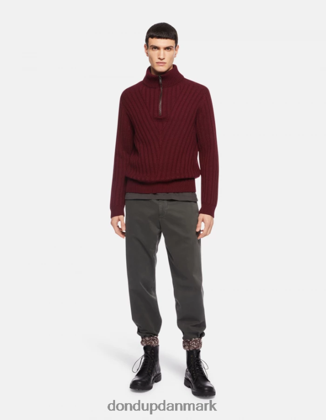 rick regular fit bomuldsbukser Mænd 0XD0D0738 fumo DONDUP beklædning