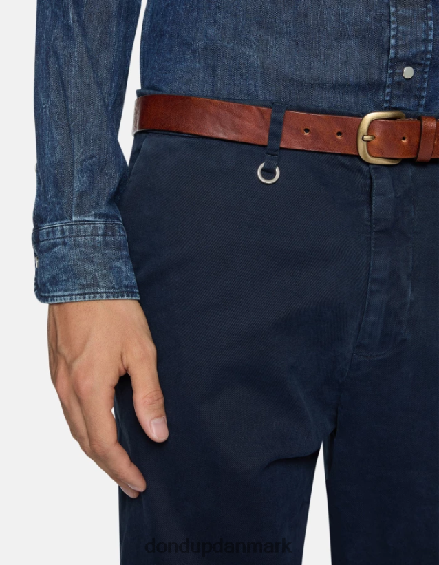 rick regular fit bomuldsbukser Mænd 0XD0D0739 Marine blå DONDUP beklædning