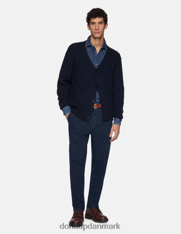 rick regular fit bomuldsbukser Mænd 0XD0D0739 Marine blå DONDUP beklædning