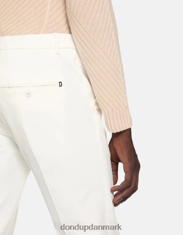spiritissimo bomuldsbukser med normal pasform Mænd 0XD0D0756 alabastro DONDUP beklædning