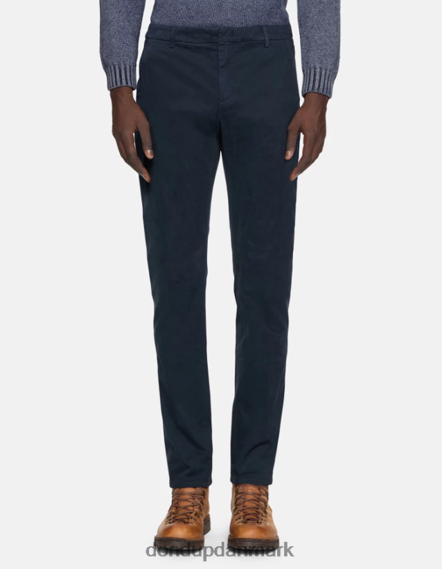 spiritissimo bomuldsbukser med normal pasform Mænd 0XD0D0757 Marine blå DONDUP beklædning