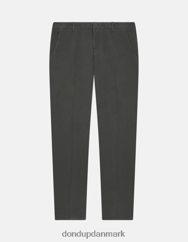 spiritissimo bomuldsbukser med normal pasform Mænd 0XD0D0758 fumo DONDUP beklædning