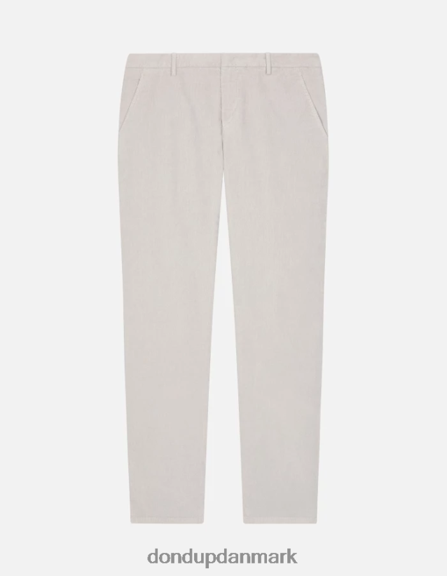 spiritissimo fløjlsbukser med normal pasform Mænd 0XD0D0718 lysegrå DONDUP beklædning