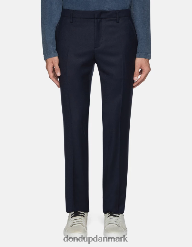 spiritissimo flannelbukser med normal pasform Mænd 0XD0D0678 Marine blå DONDUP beklædning