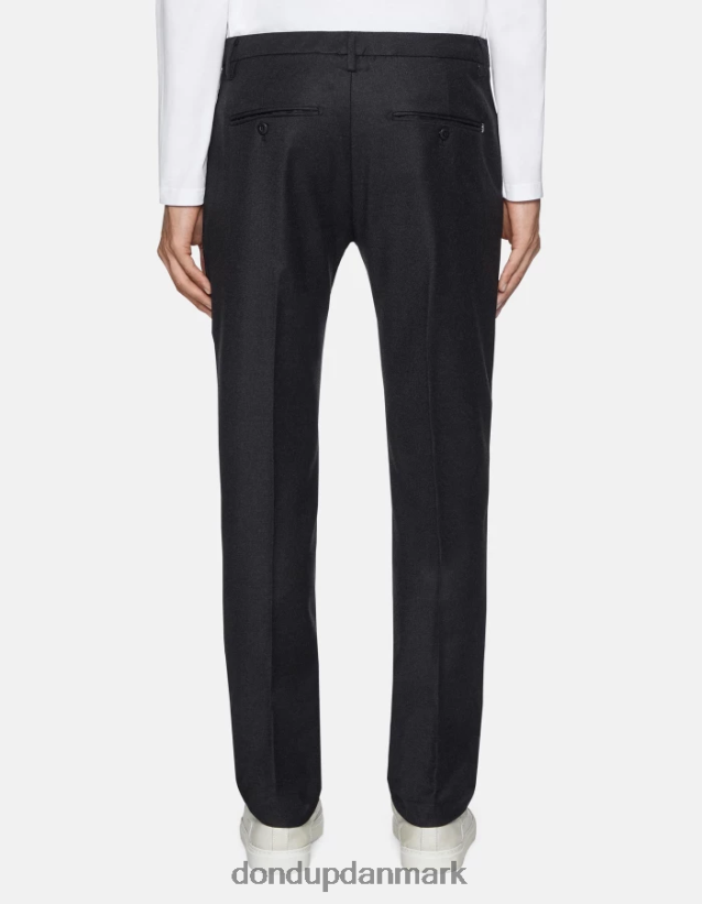 spiritissimo flannelbukser med normal pasform Mænd 0XD0D0679 asfalto DONDUP beklædning