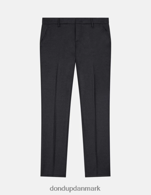 spiritissimo flannelbukser med normal pasform Mænd 0XD0D0679 asfalto DONDUP beklædning