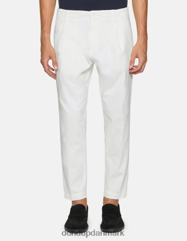 ben bukser i bomuld, der passer til gulerod Mænd 0XD0D0717 alabastro DONDUP beklædning