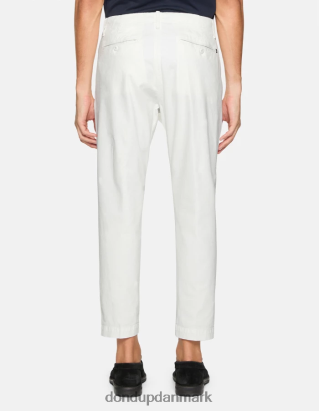 ben bukser i bomuld, der passer til gulerod Mænd 0XD0D0717 alabastro DONDUP beklædning