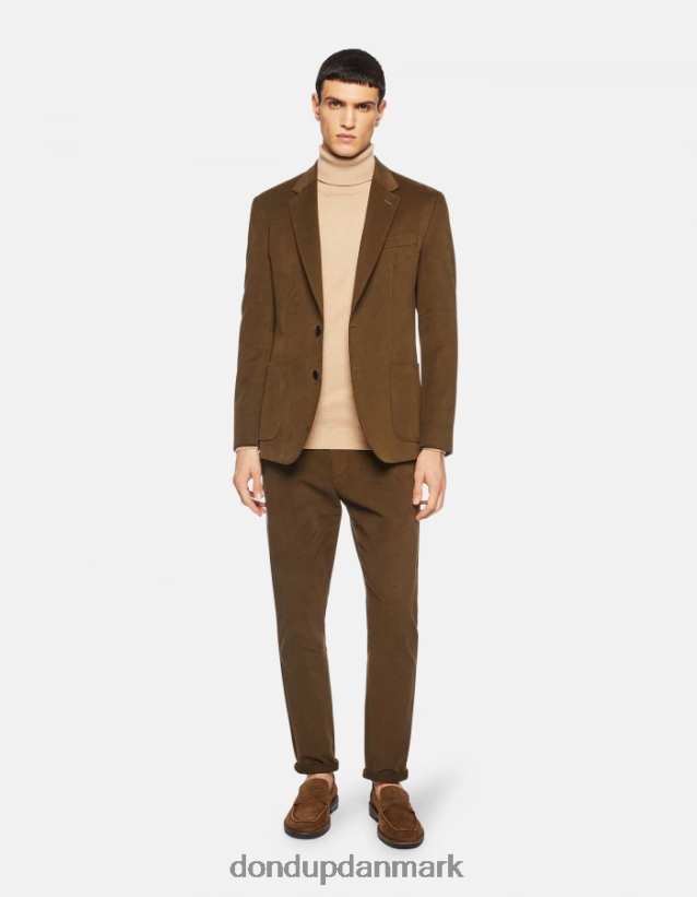 joe carrot-fit bomuldsbukser Mænd 0XD0D0700 verde militare DONDUP beklædning