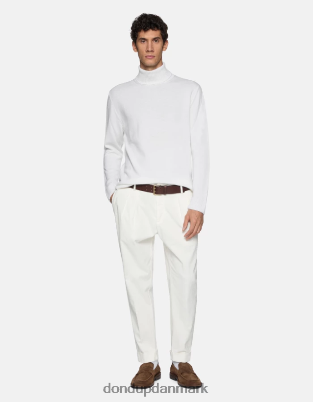 oscar gulerods-fit fløjlsbukser Mænd 0XD0D0735 alabastro DONDUP beklædning