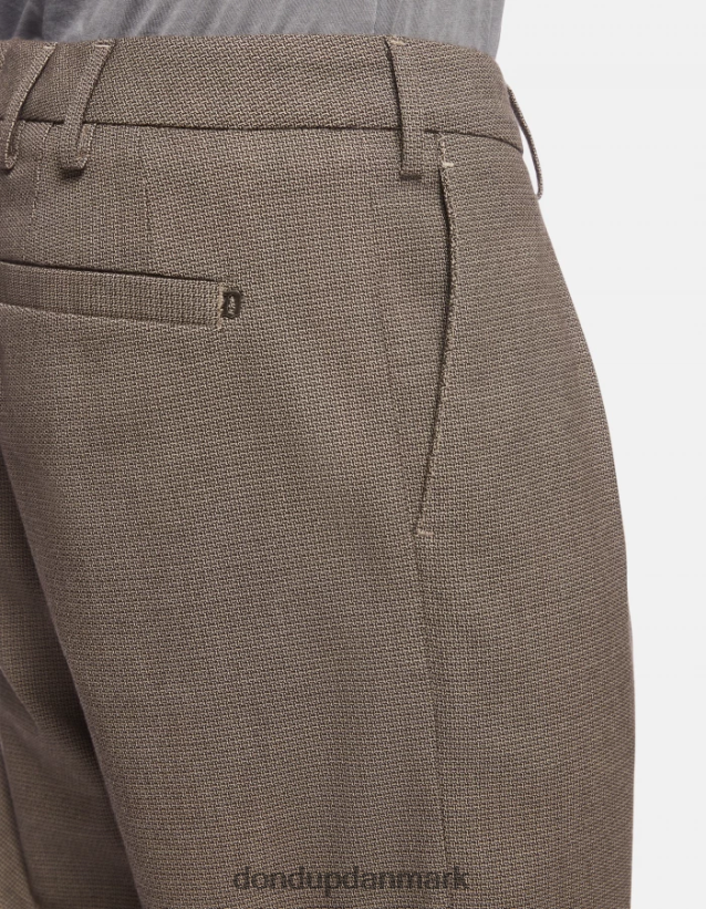 oscar gulerods-fit uld-blanding bukser Mænd 0XD0D0744 corteccia DONDUP beklædning