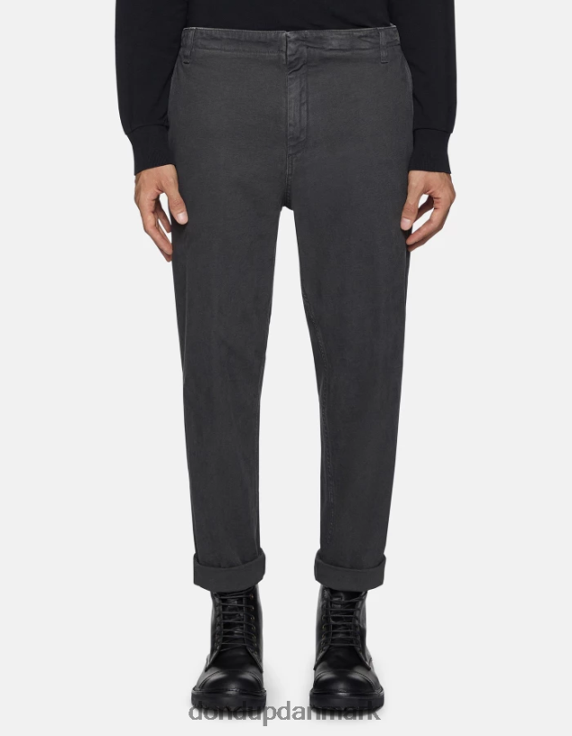 zyan bukser i bomuld, der passer til gulerod Mænd 0XD0D0750 fumo DONDUP beklædning