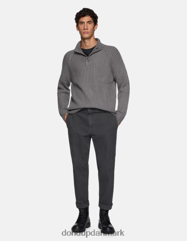 zyan bukser i bomuld, der passer til gulerod Mænd 0XD0D0750 fumo DONDUP beklædning