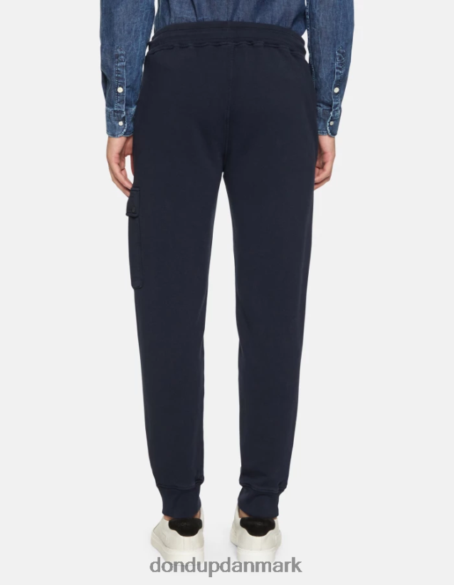 almindelige fleece joggere Mænd 0XD0D0703 Marine blå DONDUP beklædning