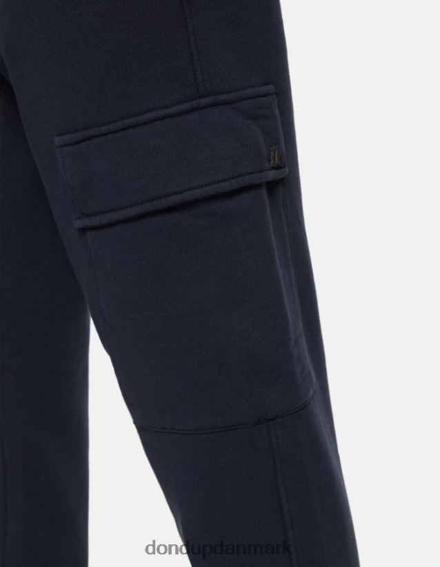 almindelige fleece joggere Mænd 0XD0D0703 Marine blå DONDUP beklædning