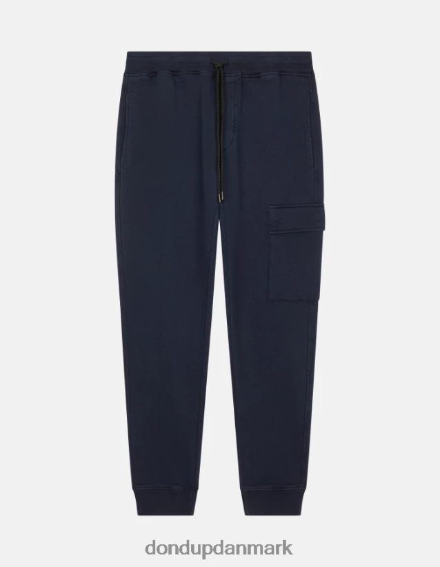 almindelige fleece joggere Mænd 0XD0D0703 Marine blå DONDUP beklædning