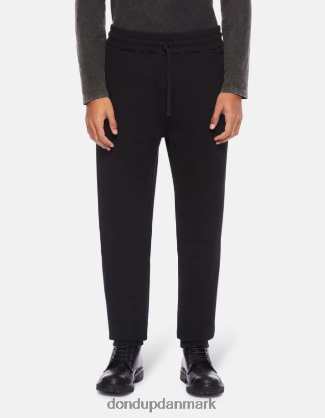 almindelige fleece joggere Mænd 0XD0D0715 sort DONDUP beklædning