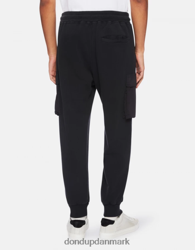 almindelige fleece joggere Mænd 0XD0D0760 sort DONDUP beklædning