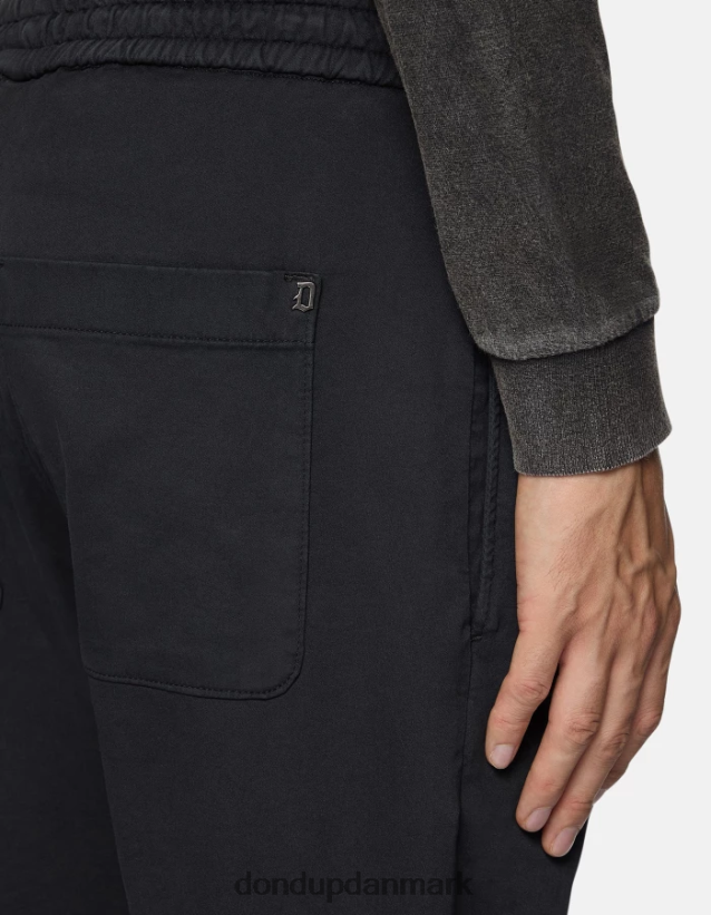 dom fløjlsbukser Mænd 0XD0D0745 sort DONDUP beklædning