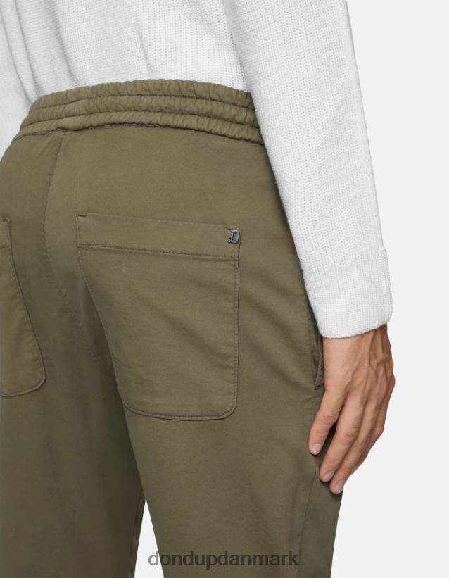 dom fløjlsbukser Mænd 0XD0D0747 salvie grøn DONDUP beklædning