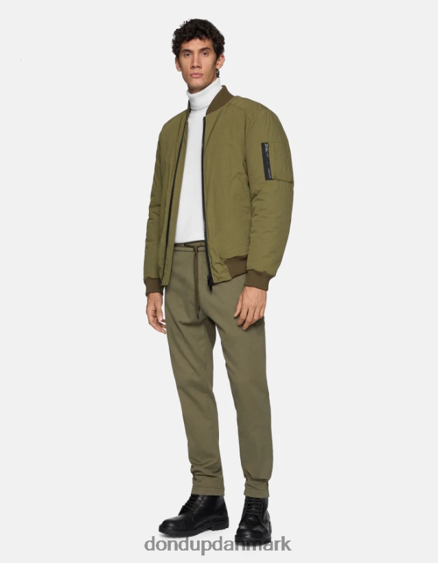 dom fløjlsbukser Mænd 0XD0D0747 salvie grøn DONDUP beklædning