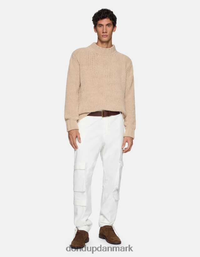 ken bomulds cargo bukser Mænd 0XD0D0695 alabastro DONDUP beklædning