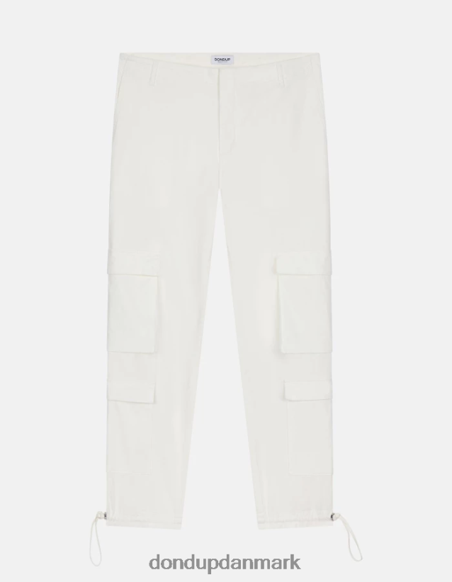 ken bomulds cargo bukser Mænd 0XD0D0695 alabastro DONDUP beklædning