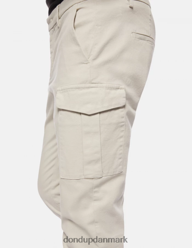 eddy slim-fit bomuldsbukser Mænd 0XD0D0775 gesso DONDUP beklædning