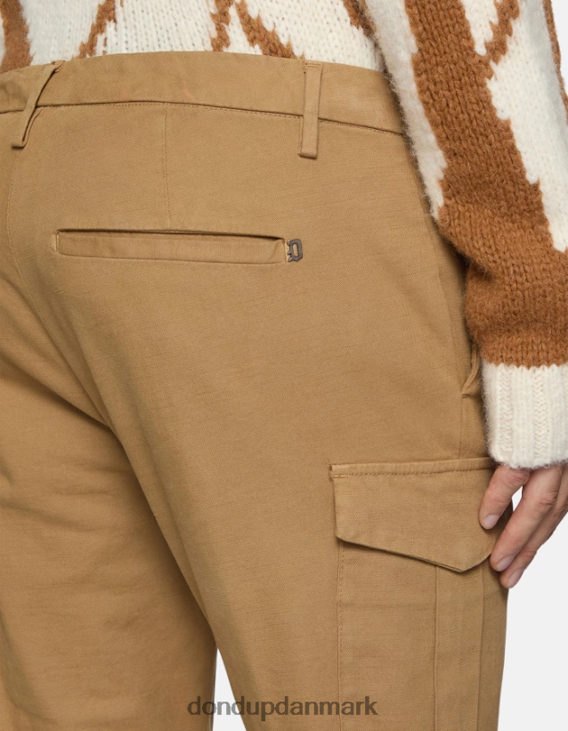eddy slim-fit bomuldsbukser Mænd 0XD0D0776 sand DONDUP beklædning
