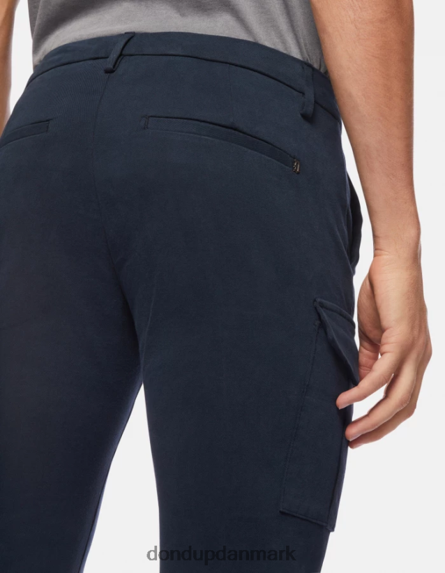 eddy slim-fit bomuldsbukser Mænd 0XD0D0789 Marine blå DONDUP beklædning