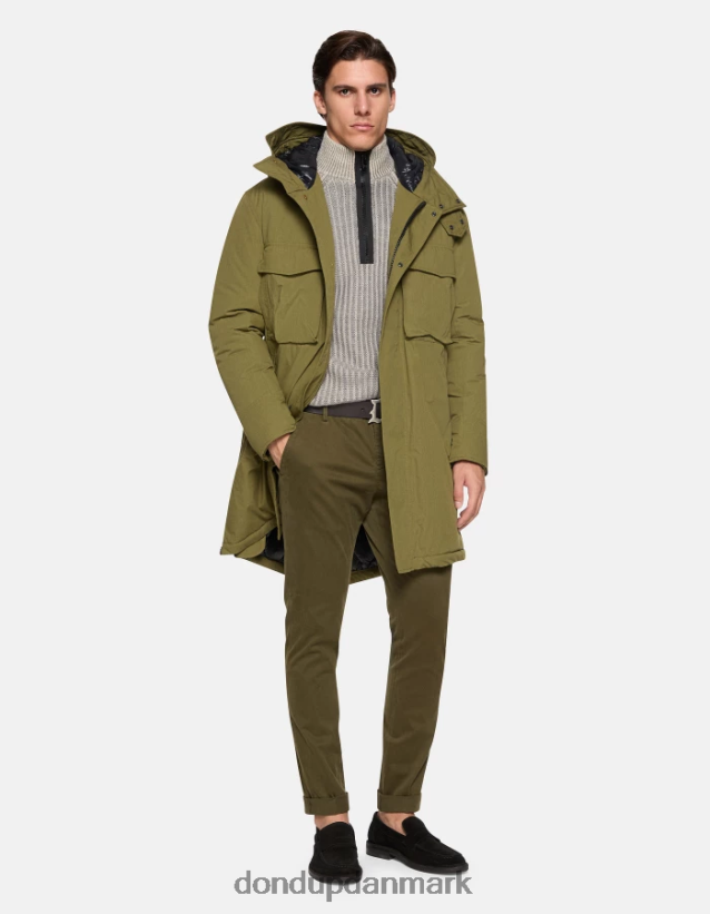 gaubert slim fit bomuldsbukser Mænd 0XD0D0683 militærgrøn DONDUP beklædning