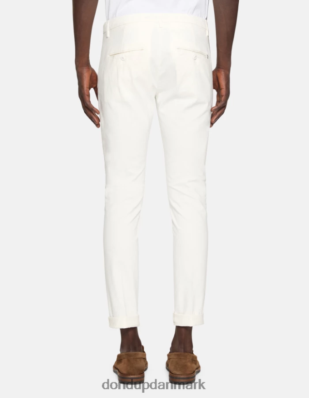 gaubert slim fit bomuldsbukser Mænd 0XD0D0685 alabastro DONDUP beklædning