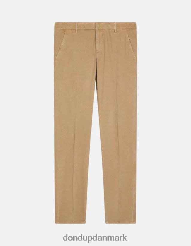 gaubert slim fit bomuldsbukser Mænd 0XD0D0687 sand DONDUP beklædning