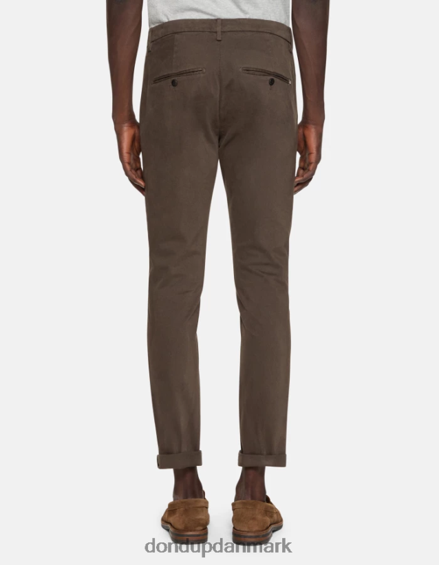 gaubert slim fit bomuldsbukser Mænd 0XD0D0688 castoro DONDUP beklædning