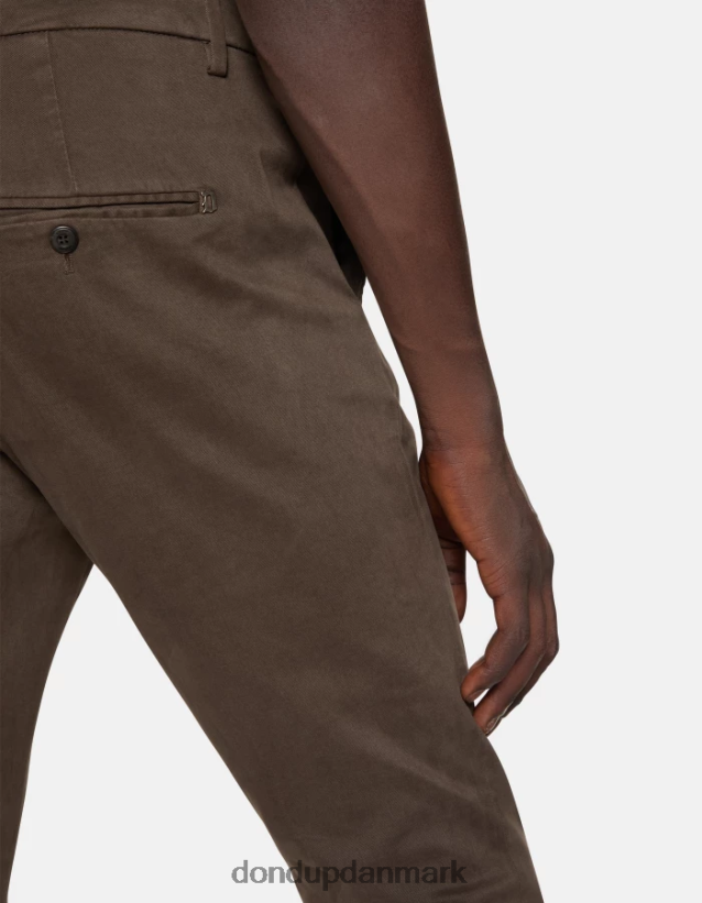 gaubert slim fit bomuldsbukser Mænd 0XD0D0688 castoro DONDUP beklædning