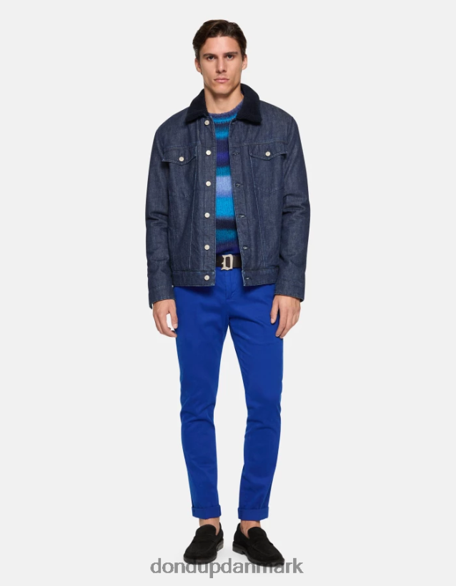 gaubert slim fit bomuldsbukser Mænd 0XD0D0689 kongeblå DONDUP beklædning
