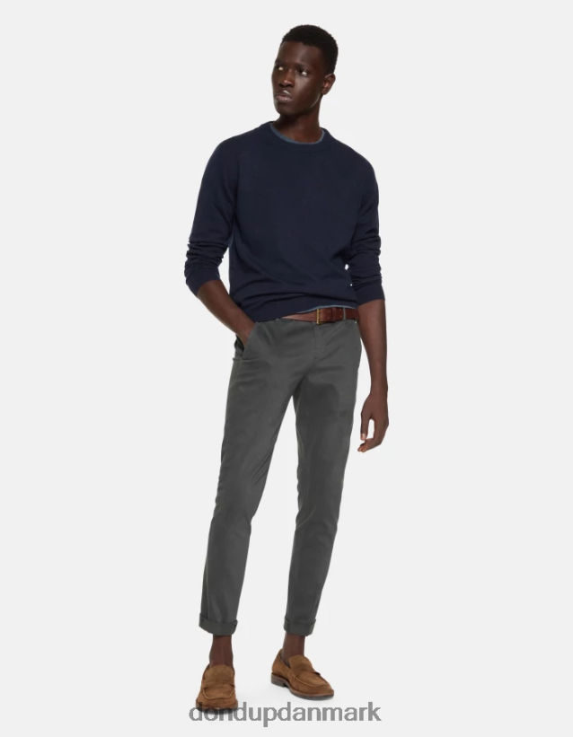 gaubert slim fit bomuldsbukser Mænd 0XD0D0691 fumo DONDUP beklædning