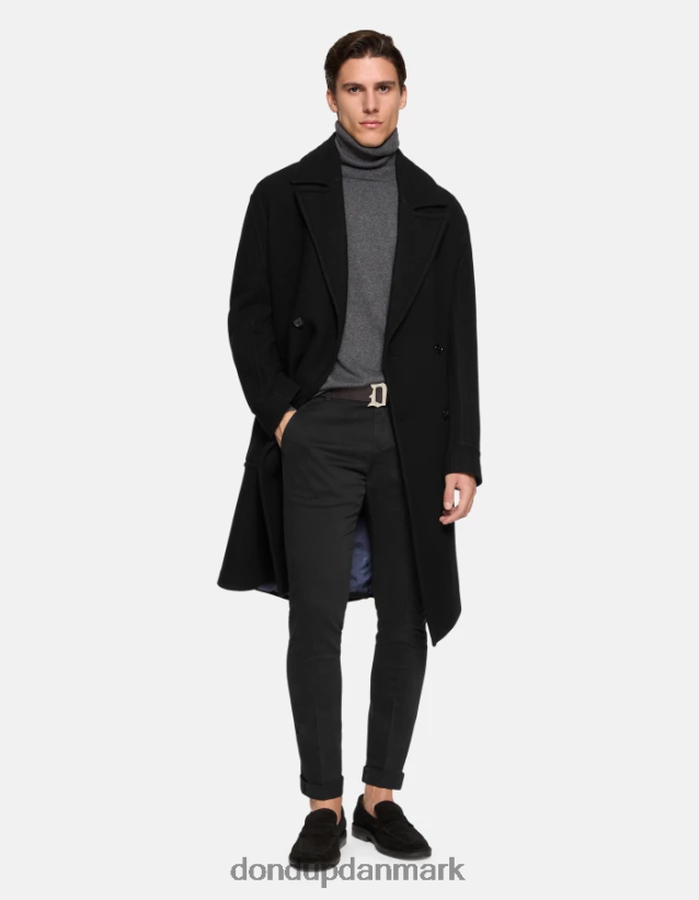 gaubert slim fit bomuldsbukser Mænd 0XD0D0692 sort DONDUP beklædning