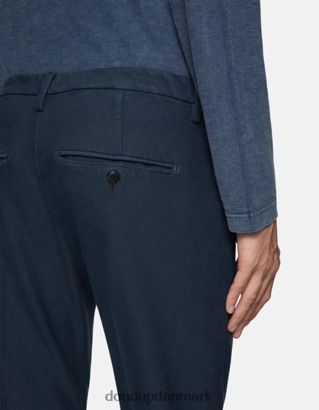 gaubert slim fit bomuldsbukser Mænd 0XD0D0778 Marine blå DONDUP beklædning