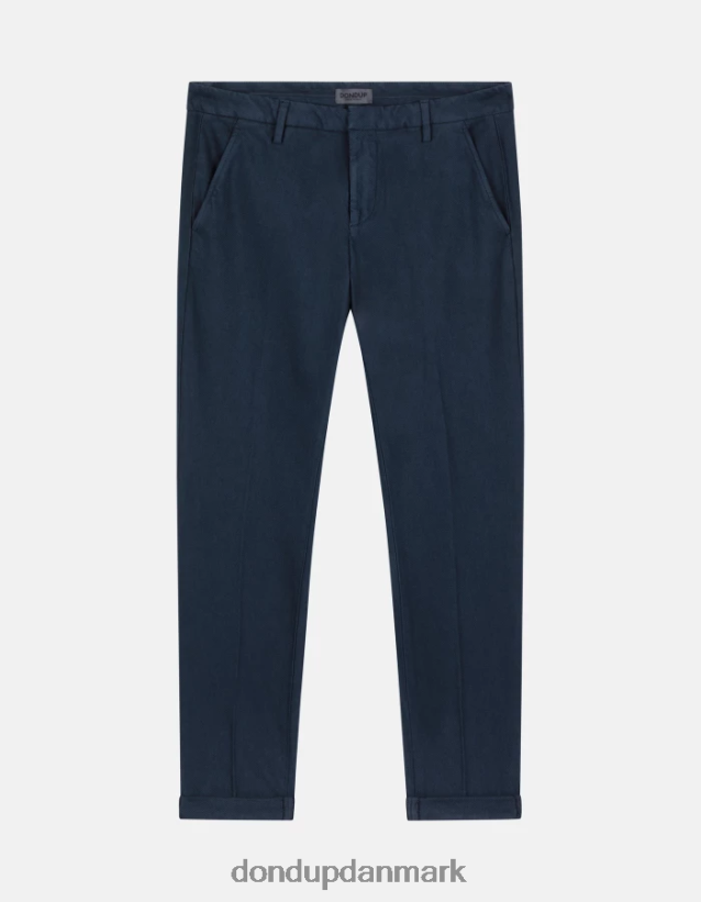 gaubert slim fit bomuldsbukser Mænd 0XD0D0778 Marine blå DONDUP beklædning